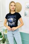 146955 Renkli Baskili Tshirt